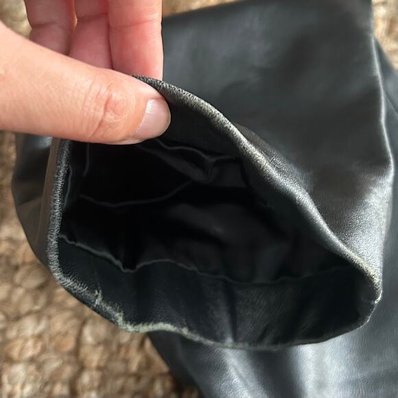 Vintage Francis Imports Genuine Leather Trench Coat Made in Spain (M/L) - Picture 10 of 16